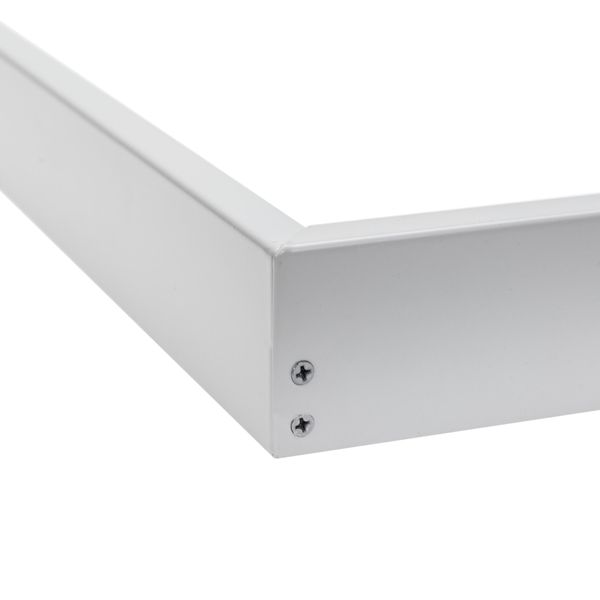 Frame to mounted fixture surface luminaire  ALGINE LINE/ALGINE PREMIUM 600x600mm with the screws, WHITE image 18