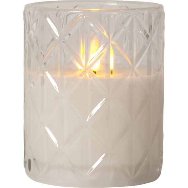 LED Pillar Candle Flamme Romb image 2