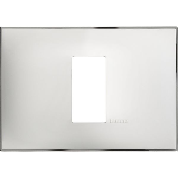 CLASSIA - COVER PLATE 1P CEN. WHITE CHROME image 1