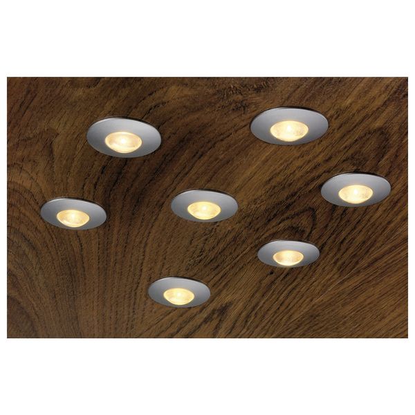 DEKLED LED, 1W, 3000K, 90lm, round, silver image 7