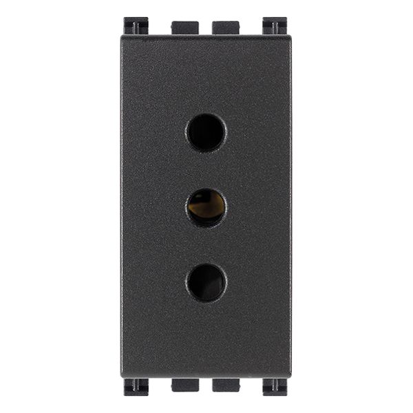 2P+E 10A P11 outlet grey image 1