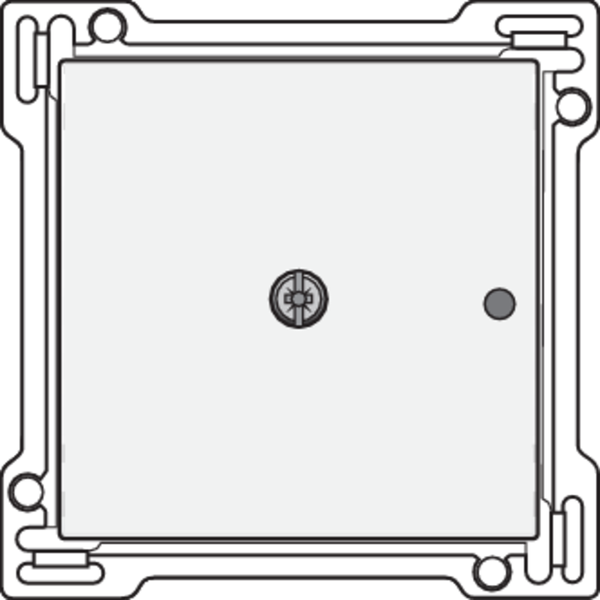 Finishing set for a 1-channel flush-mounting RF receiver with single-p image 3