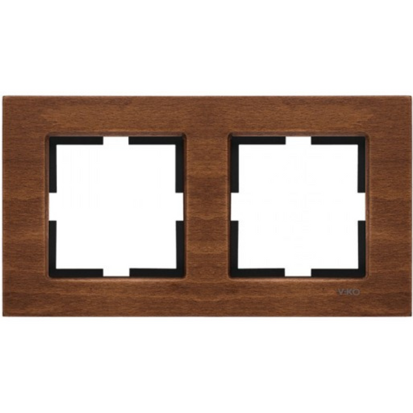 Novella Accessory Wooden - Walnut Tree Two Gang Frame image 1