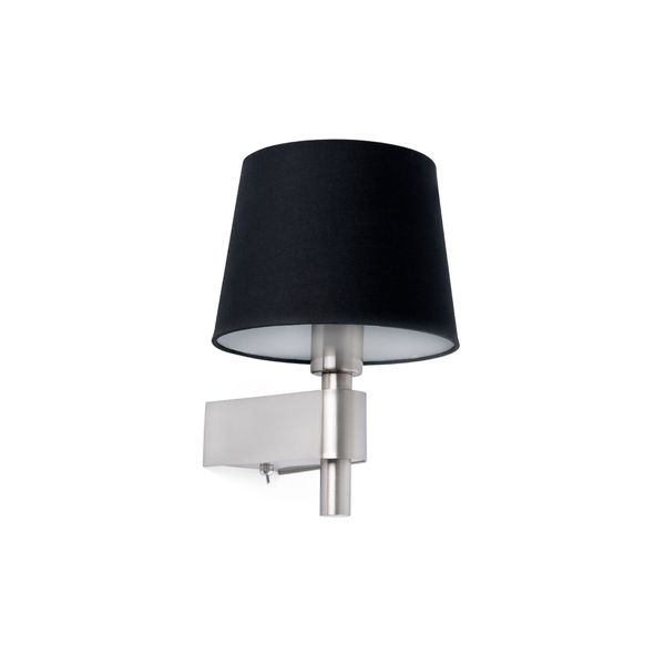 ROOM BLACK WALL LAMP E27 60W image 1