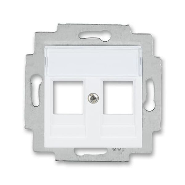 5014H-A01018 03 Communication double socket outlet image 1