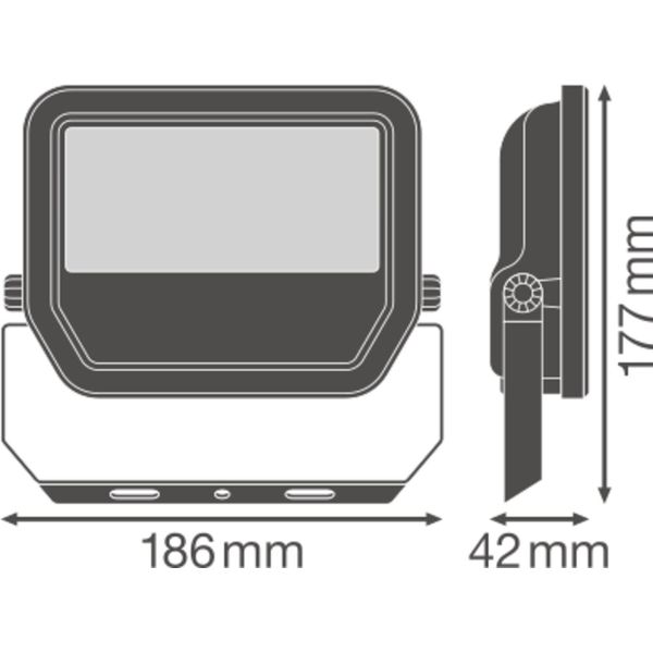 FLOODLIGHT 30 W 6500 K SYM 100 WT image 18