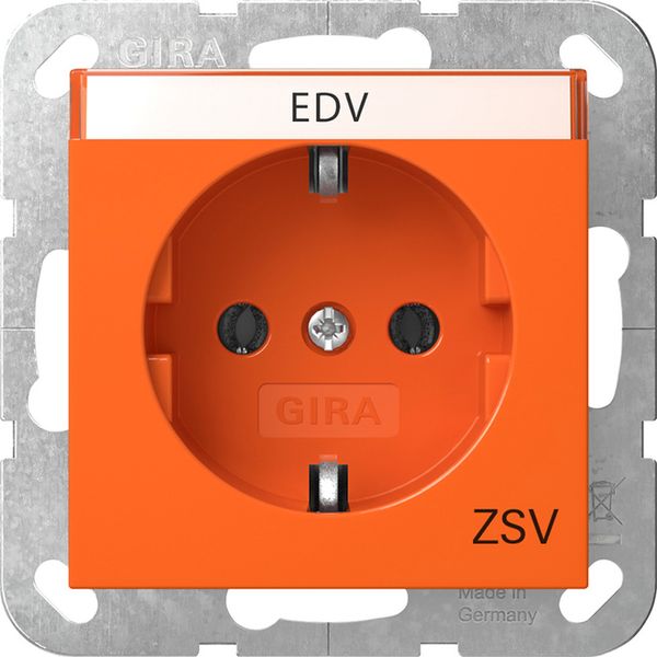 SCHUKO in.sp. impr.ZSV System 55 orange image 1