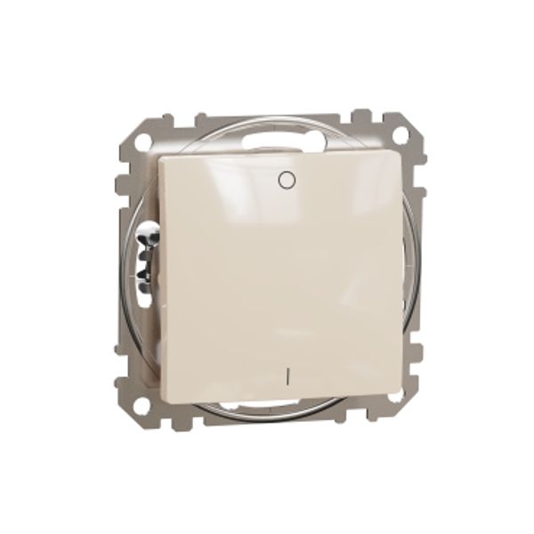 Sedna Design & Elements, 2-Pole switch 16AX, beige image 3