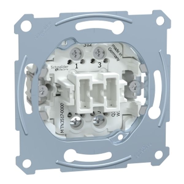 Intermediate switch insert 1 pole, flush-mounted, 16 AX, AC 250 V, screw term. image 2