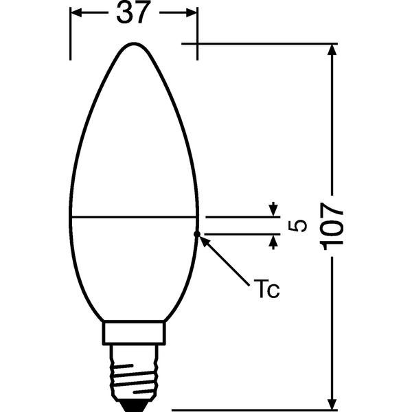 LED Retrofit RGBW lamps with remote control 4.9W 827 Frosted E14 image 4