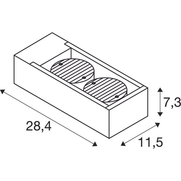 ESKINA WL FRAME 27W 3000/4000K 230V LED IP65 anthracite image 1