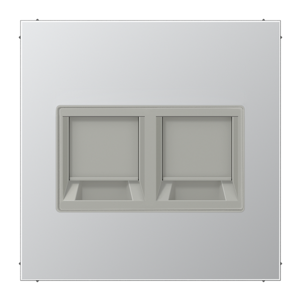 Centre plate for MJ f. 2 sockets AL1969-2WE image 1