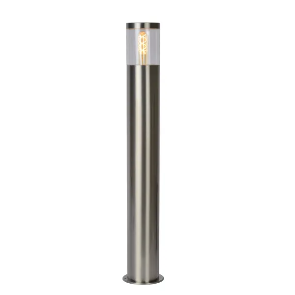 FEDOR Bollard Light E27/40W H79.5cm Satin Chrome image 1