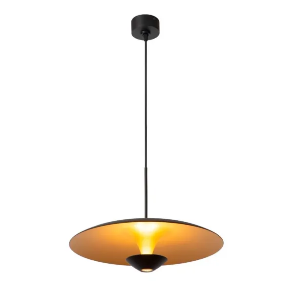 Lucide KENNETH - Hanging lamp - Ø 40 cm - LED Dimming. - 1x10W 2700K - Black image 1