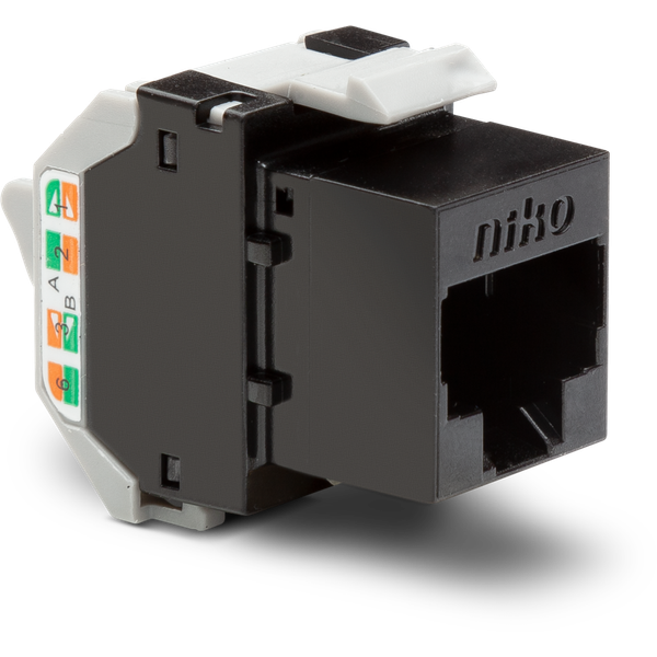 Unshielded RJ45 connector UTP Cat. 5E, PoE++ ready, for bandwidths up image 1