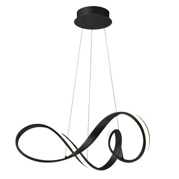 Elegance LED Pendant Lamp 36W 2800Lm 3000K Black image 1