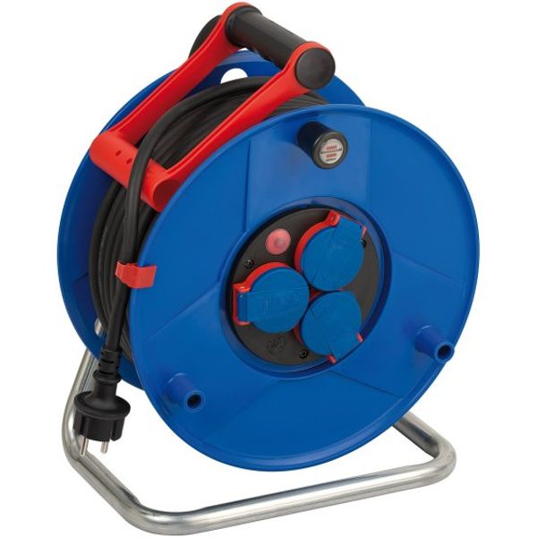 Garant IP44 cable reel for site and professional 40m H07RN-F 3G1.5 with increased touch protection image 1