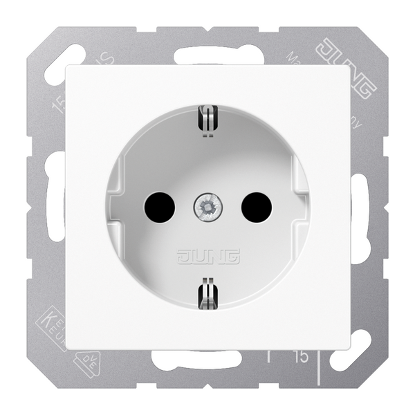 SCHUKO® socket A1521KIWW image 1