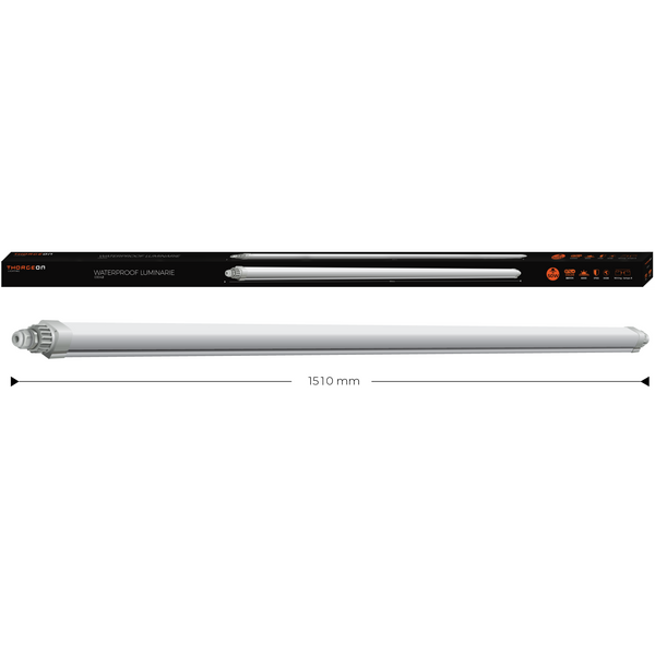 LED Waterproof 150cm 50W 4200K IP65 6000lm THORGEON image 3