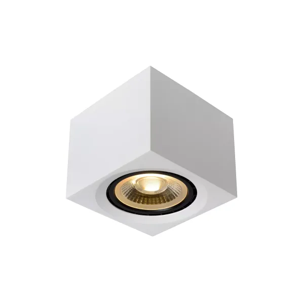 FEDLER Ceilingspotlight Dim-to-warm GU10 Square Wh image 1