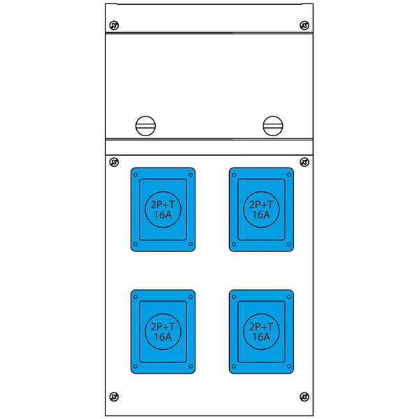 WALL BOX 1 SOCKET TYPE 2 image 1