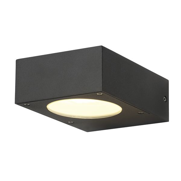 QUADRASYL wall lamp WL 15, GX53 max.11W, square, anthracite image 2