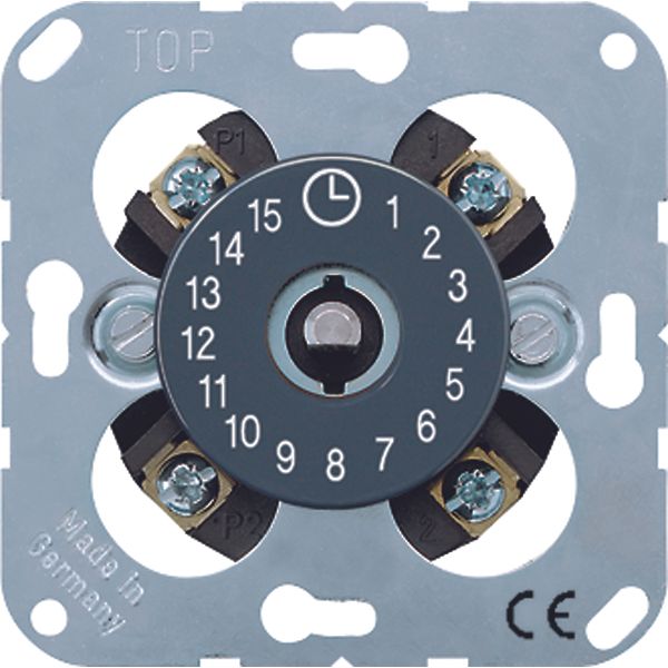 Timer switch insert 2-pole, 1-way 11060 image 1