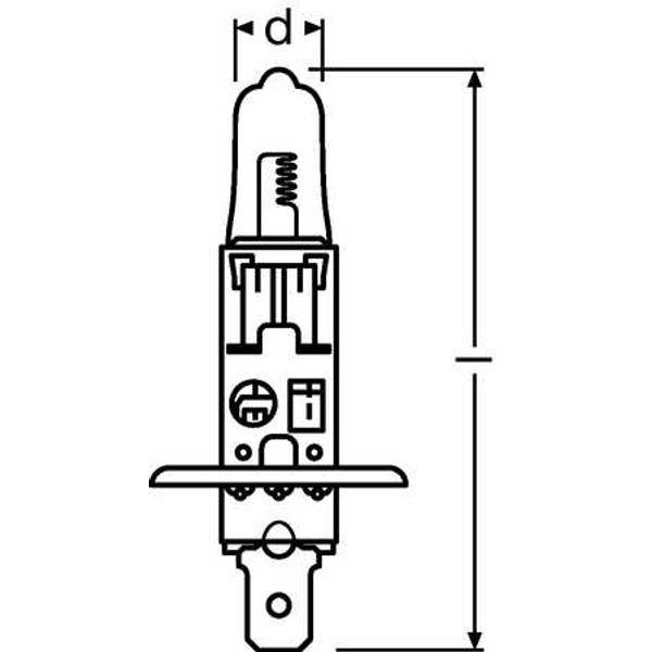 62200SBP 100W 12V P14,5S FS1 OSRAM image 2