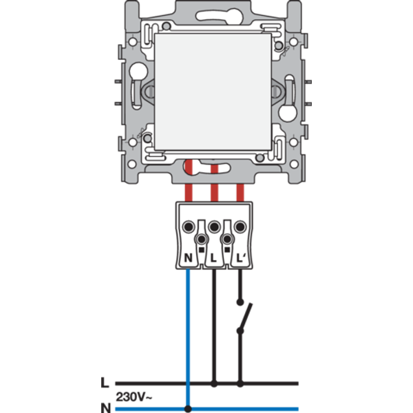 Orientation lighting with white LEDs, 830 lux and emergency battery, 6 image 3