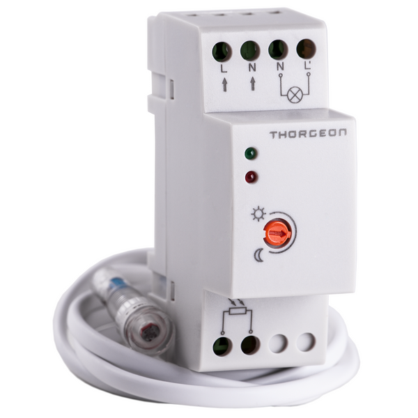 Twilight Sensor 300W Max. switching power 1200W IP65 DIN THORGEON image 2