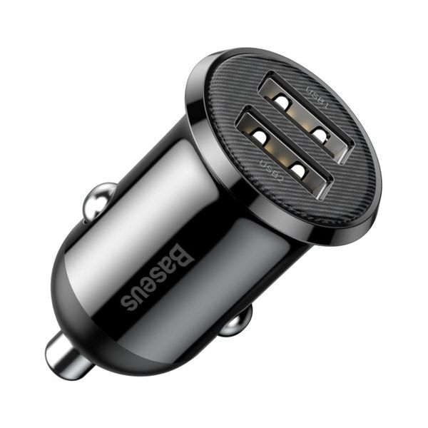 Car Charger 12-24V 2xUSB 4.8A, Black image 7