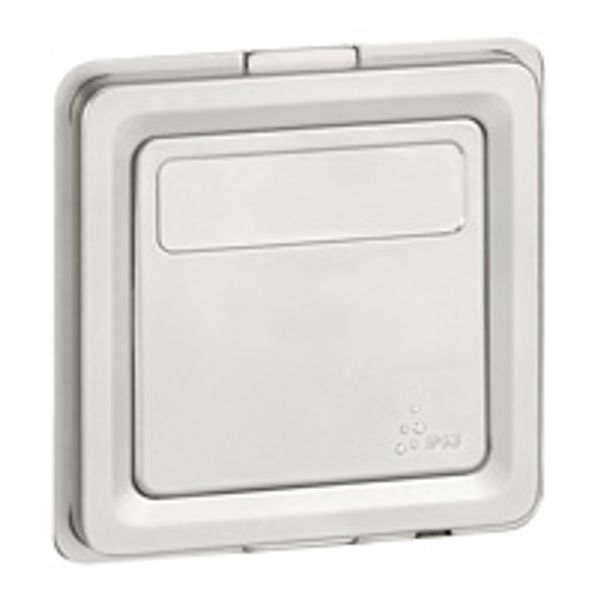 2-way switch Soliroc - with label holder - 10 AX - 250 V~ - IP 55 image 1