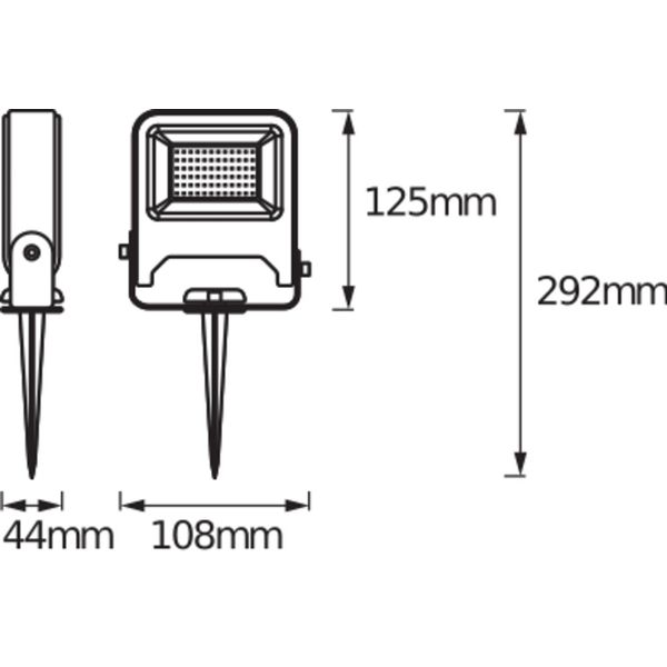 ENDURA® GARDEN FLOOD Spike 10W 3000K image 8