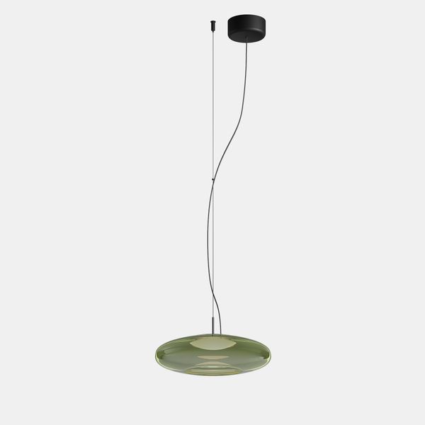 Pendant Plat Surface LED LED 10.5;10.5W 2700K Black 805lm image 1