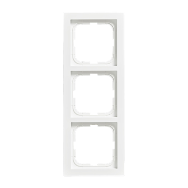 1723F85-884 Cover frame 3gang White - Impressivo image 1