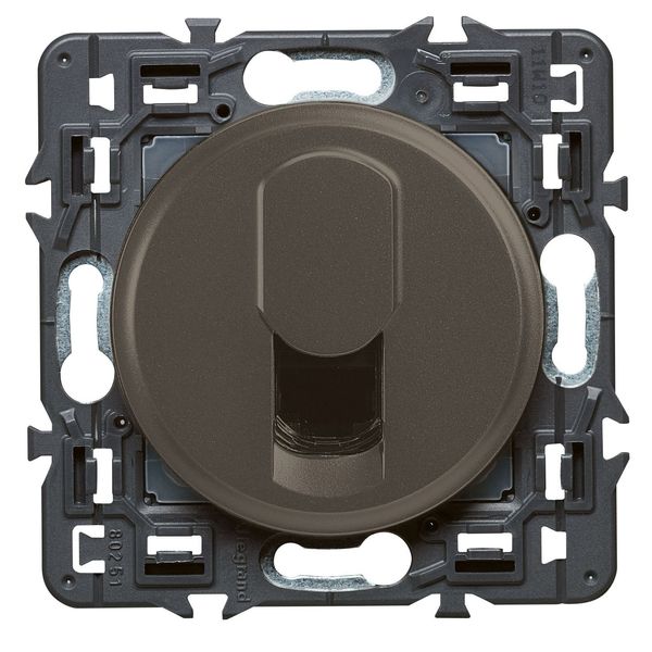 RJ45 socket Céliane category 6 FTP graphite DIY image 1