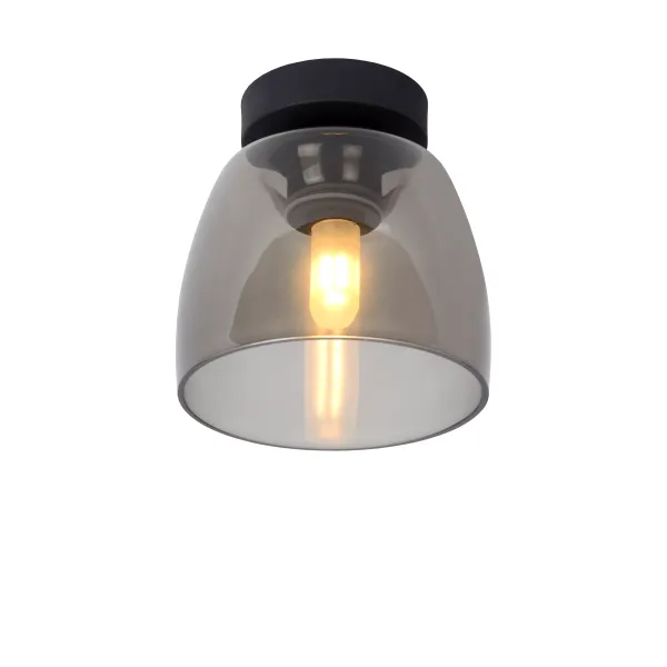 TYLER Wall Light Bathroom 1xG9/33W Black/Smoke Gla image 1