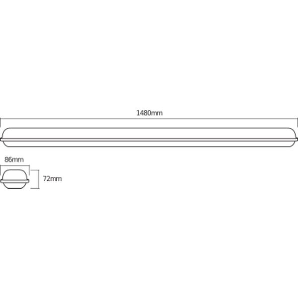 SUBMARINE® Integrated 1.5M 48W 4000K image 9