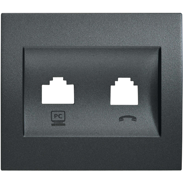 Thea Blu Accessory Black Numerical Phone Socket(Jacksız) image 1