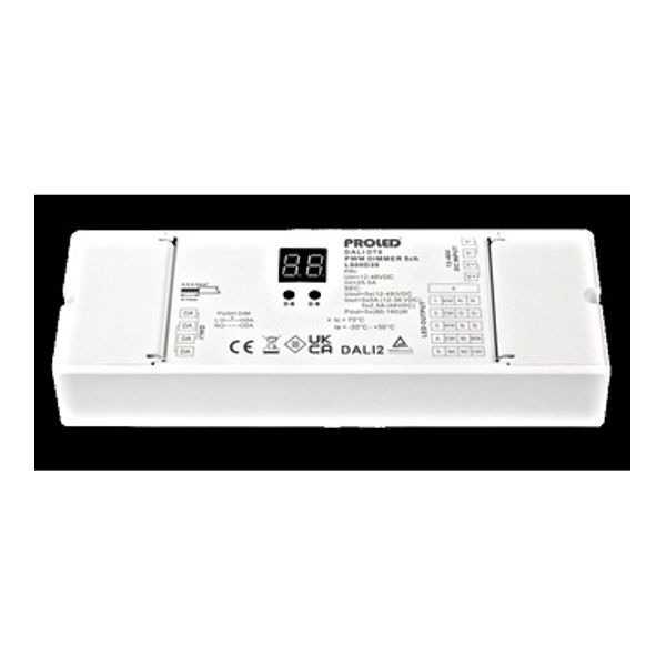 Dali DT8 PWM Dimmer 5-Channel, 12-48VDC image 1