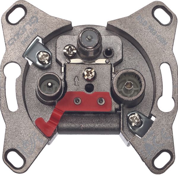 Antenna outlet CATV/DATA 3-gang terminal type 0dB 5-1006MHz image 1