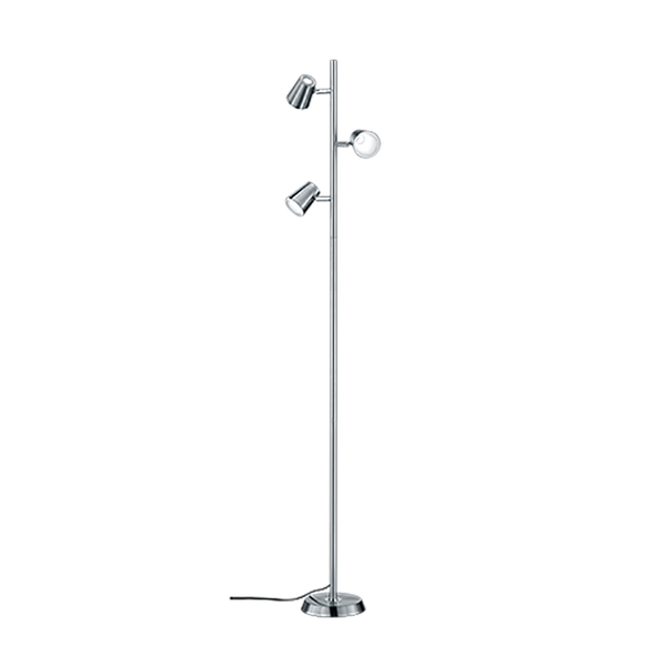 Narcos LED floor lamp brushed steel image 1