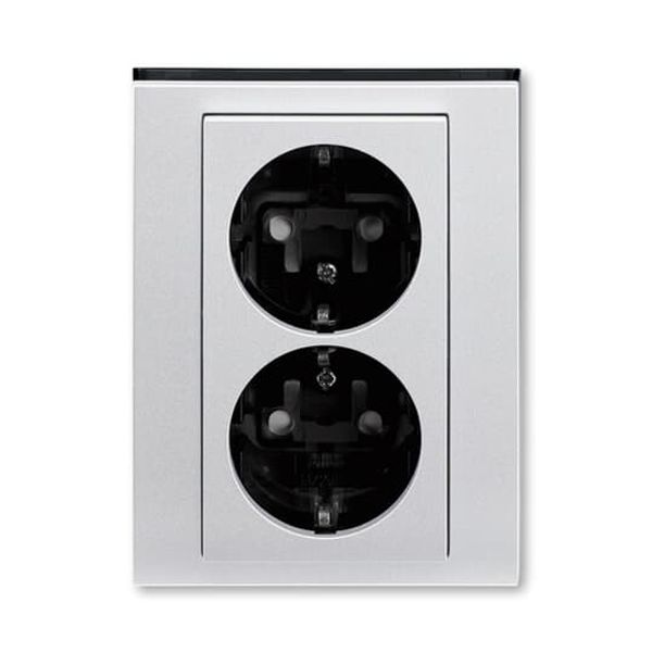 5522H-C03457 70 Shuko double socket outlet ; 5522H-C03457 70 image 1