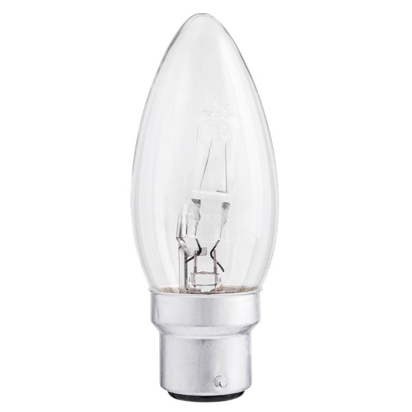 Halogen Lamp 28W B22d B35 240V Clear Patron image 1