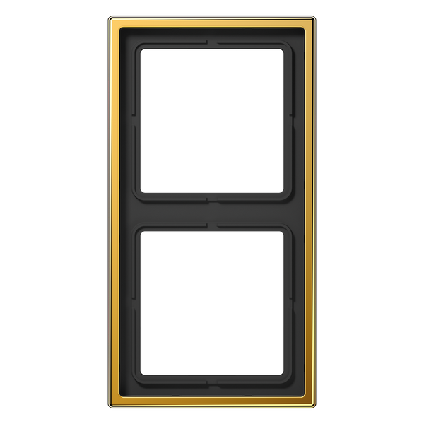 2-gang frame, shiny gold LS982GGO image 1