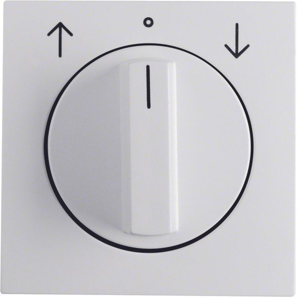 Centre plate rotary knob rotary switch blinds, Berker S.1/B.3/B.7, pol image 1