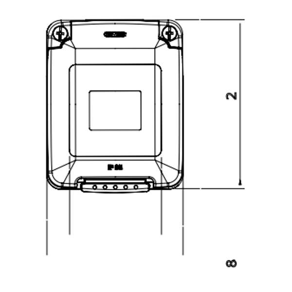 TWO-WAY SWITCH 1P 250V ac - QUICK WIRING TERMINALS - 16AX - NEUTRAL BUTTON - 2 MODULES - SATIN WHITE - CHORUSMART image 3