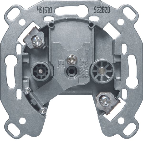 Aerial soc. 2hole throughpass soc., 8 dB, 1930/glass/R.classic image 1