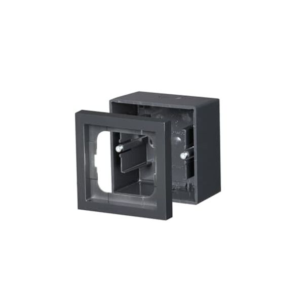 1721S80-81 Surface mounting box 1 gang Anthracite - Impressivo image 1