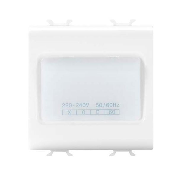 AUTONOMOUS EMERGENCY LAMP - 230Vac 50/60Hz 1h - 2 MODULES - GLOSSY WHITE - CHORUSMART image 2